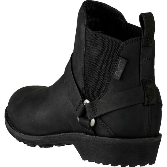 Teva Women's De La Vina Dos Chelsea Black Boots US - Picture 3 of 4